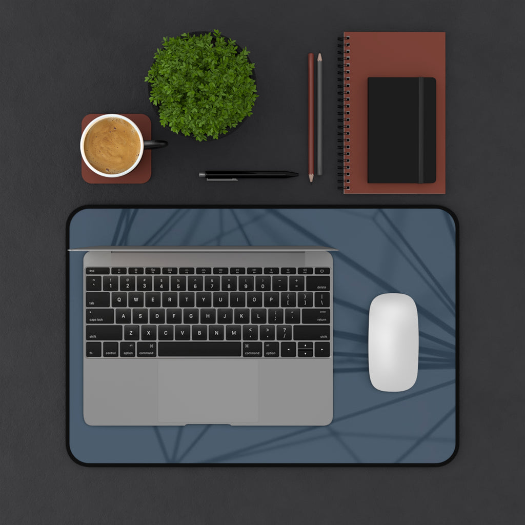 Slate Blue Minimal Mouse Pad